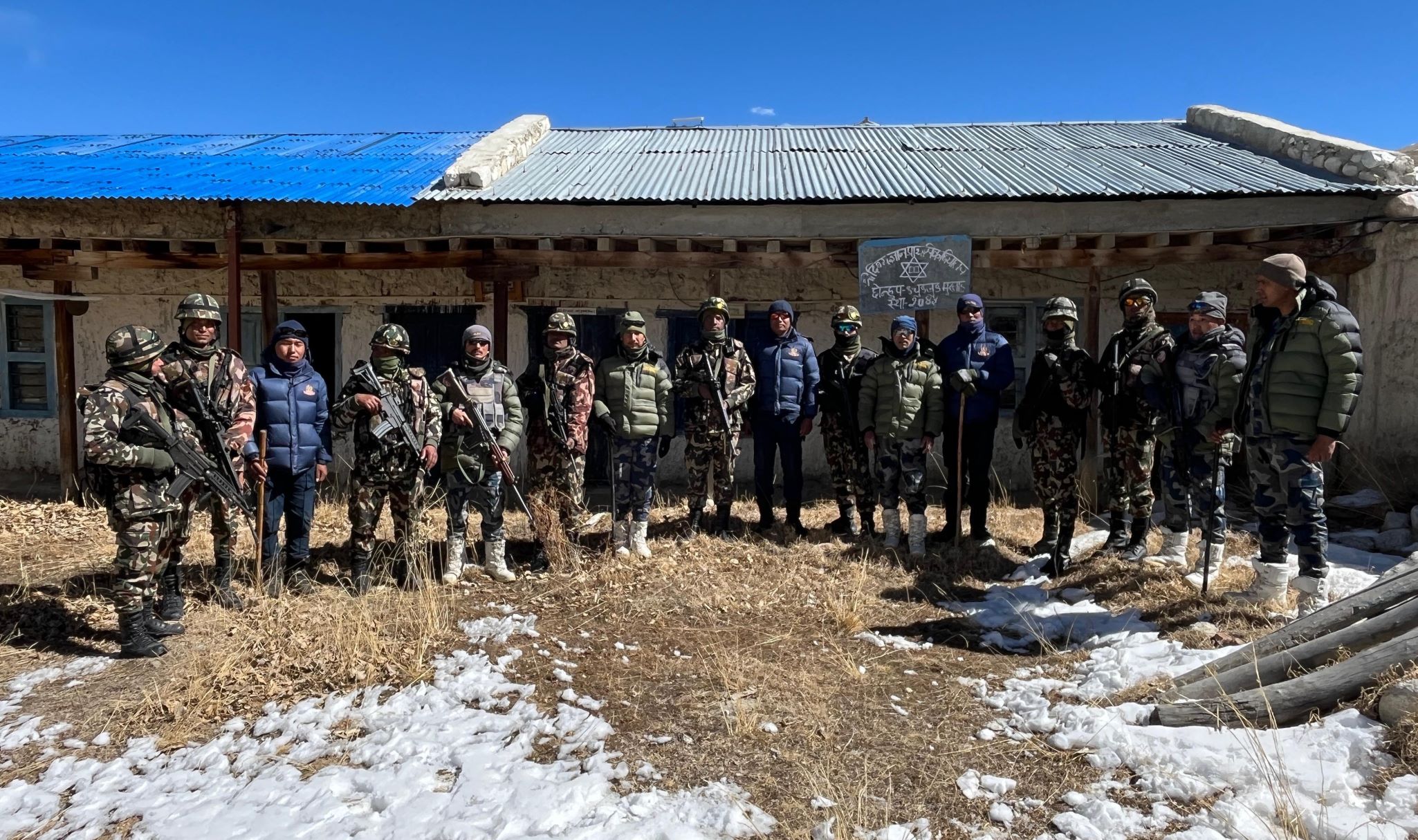 प्रतिनिधिसभा निर्वाचन सुरक्षामा उपल्लो मुस्ताङमा संयुक्त गस्ती सुरु